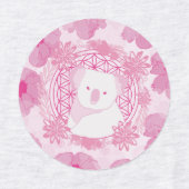 Koala Flower of life ラベル (デザイン2)