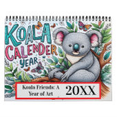 Koala Friends: A Year of Art 2025/2026カレンダー カレンダー (カバー)