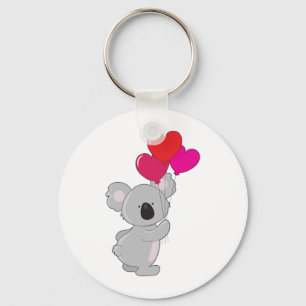 Koala Heart Balloons キーホルダー