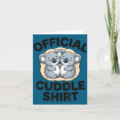 Koala Hug Cute Animal Lover This Is My Cuddle  カード (正面)