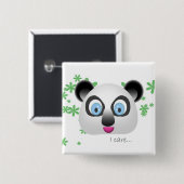 Koala, i care 缶バッジ (正面&裏面)