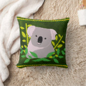 Koala in the Jungle クッション (ブランケット)
