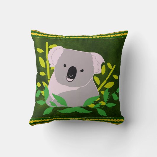 Koala in the Jungle クッション (裏面)