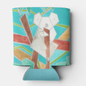 Koala in Tree Original Abstract Art 缶クーラー (裏面)