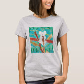 Koala in Tree Original Abstract Art Tシャツ (正面)