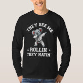 Koala Jiu Jitsu Rollin   BJJ Grappling Dabbing Koa Tシャツ (正面)