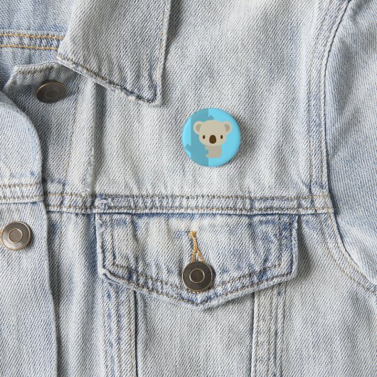koala light blue : pins 缶バッジ (インサイチュ)