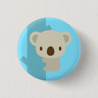 koala light blue : pins 缶バッジ