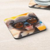 Koala mit Sommerfeeling コースター (左側)