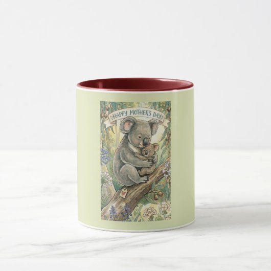Koala Mother's Day with Joey マグカップ (中央)
