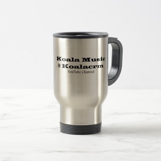 Koala Music Travel Mug トラベルマグ (正面右)