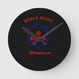 Koala Music Wall Clock ラウンド壁時計