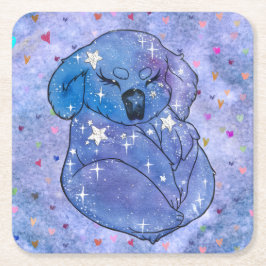 Koala named Seven スクエアペーパーコースター