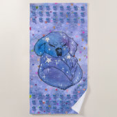 Koala named Seven ビーチタオル (正面)