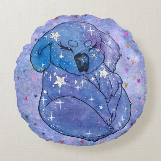 Koala named Seven ラウンドクッション (正面)