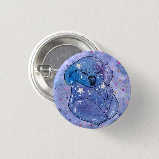 Koala named Seven 缶バッジ (正面&裏面)