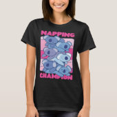 Koala Napping Champion Tシャツ (正面)