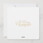 Koala on a sandy beach Merry Christmas シーズンカード (裏面)