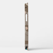 Koala on neutral brown backgroundシームレスなヴィンテージ Case-Mate iPhoneケース (裏面 / 右)