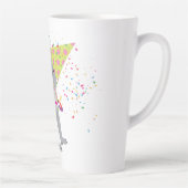 Koala Partying – 動物とパーティー カフェラテマグ (右)