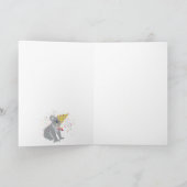 Koala Partying – 動物とパーティー カード (内部)