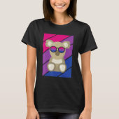 koala Pride Bisexual Flag LGBTQ Proud Ally Pride S Tシャツ (正面)