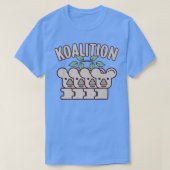 Koala Pun Koalition, Funny Animal Pun Koala Bear Tシャツ (デザイン正面)