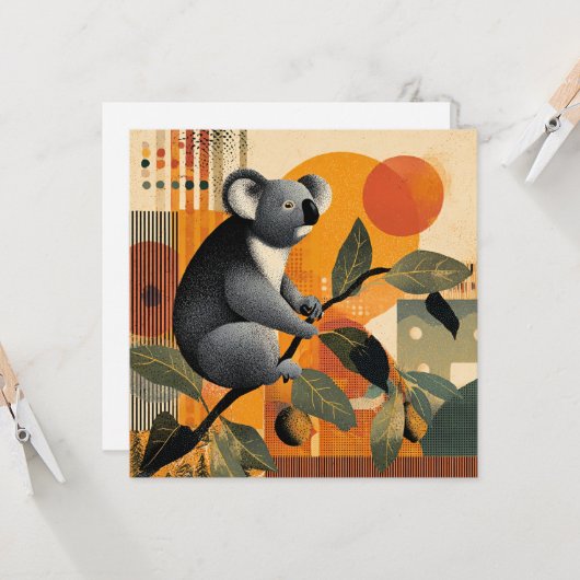 Koala Sitting in a Tree (正面/裏面インサイチュ)