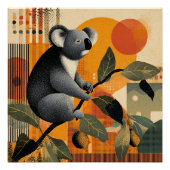 Koala Sitting in a Tree ポスター (正面)
