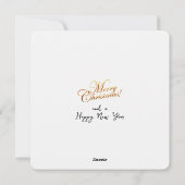 Koala sitting in Gumtree Merry Christmas シーズンカード (裏面)