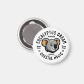 Koala Traum – Eucalyptus Wildnis Australien マグネット (正面/裏面)
