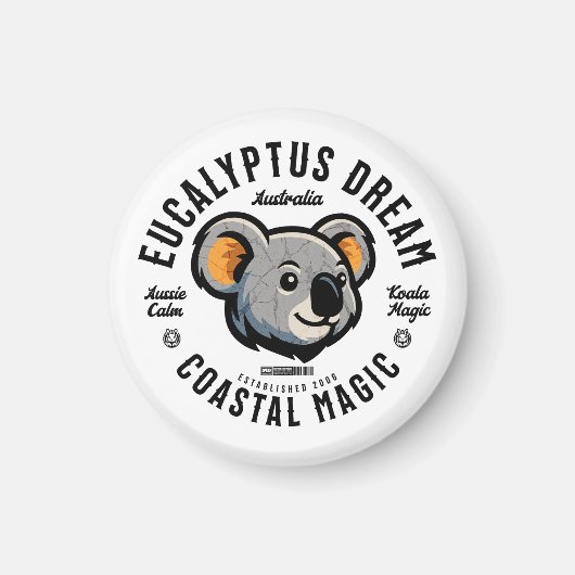 Koala Traum – Eucalyptus Wildnis Australien マグネット (正面)