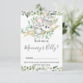 Koala Twinsママのベリーゲームカードの大きさ 招待状 (スタンド正面)