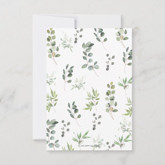 Koala Twinsママのベリーゲームカードの大きさ 招待状 (裏面)