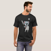 Koala Whisperer Animal Sport  Baseball Team Tシャツ (正面フル)