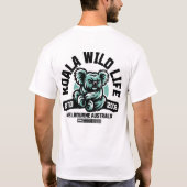 Koala Wild Life – Melbourne Australia Tシャツ (裏面)