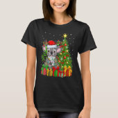 Koala   Xmas Holiday Santa Koala Christmas Tree Tシャツ (正面)