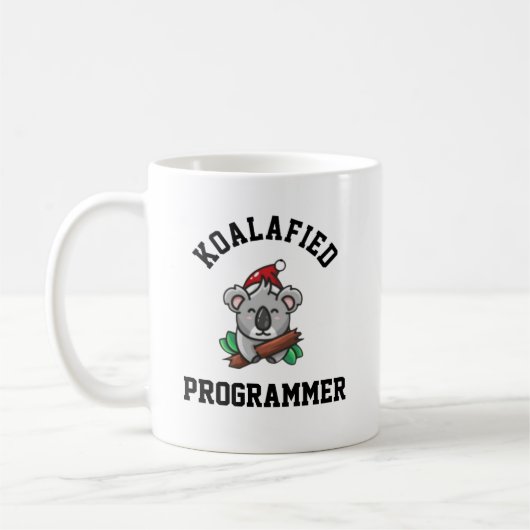 Koalafiedプログラマ コーヒーマグカップ (左)