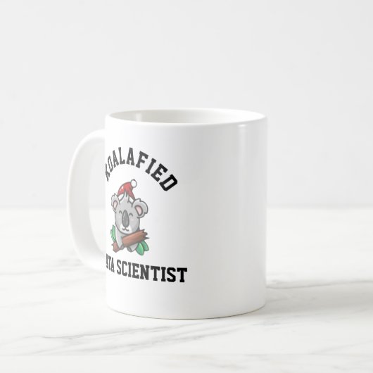 Koalafied Data Scientist コーヒーマグカップ (正面左)