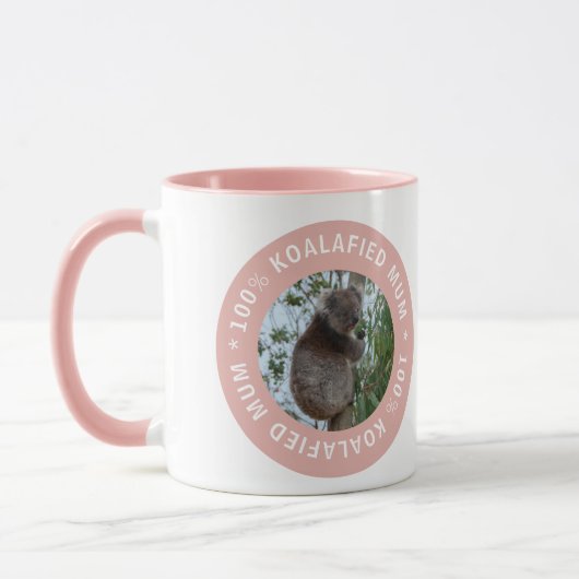 Koalafied Mum Mother Koala Cute Animal Australia M マグカップ (左)