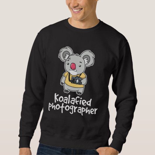 Koalafied Photographer Koala Bear Animal  Photogra スウェットシャツ (正面)