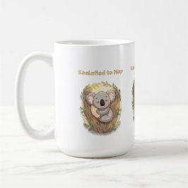 *"Koalafied to Nap – Cute Sleepy Koala  コーヒーマグカップ