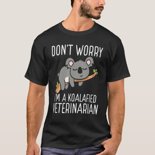 Koalafied Veterinarian Appreciation Vet Tech Essen Tシャツ (正面)