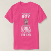 Koalas Bubble Tea 1360 Tシャツ (デザイン正面)
