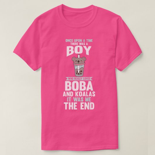 Koalas Bubble Tea 1360 Tシャツ (デザイン正面)