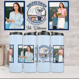 Koalified先生かわいいコアラをテーマにした教育者ギフト タンブラー