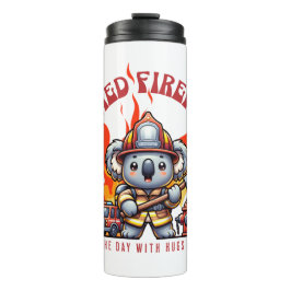 Koalified Fire Fighter / Fireman with Fire & Flame タンブラー