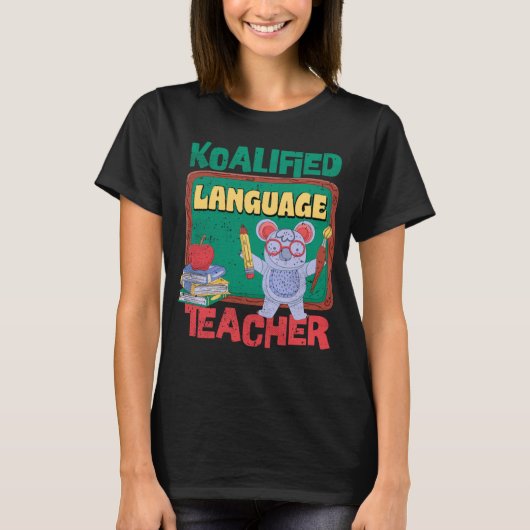 Koalified Language先生教え言語学Sp Tシャツ (正面)