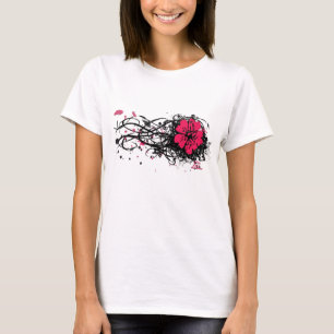 Koanaのグランジな花 Tシャツ