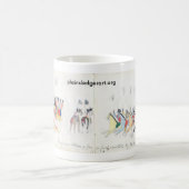 Koba:  侵略から戻っている若者は…挨拶しました コーヒーマグカップ (中央)